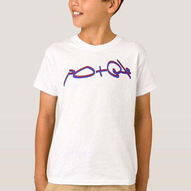 Kid ringer potatisskjorta t shirt (Framsida)