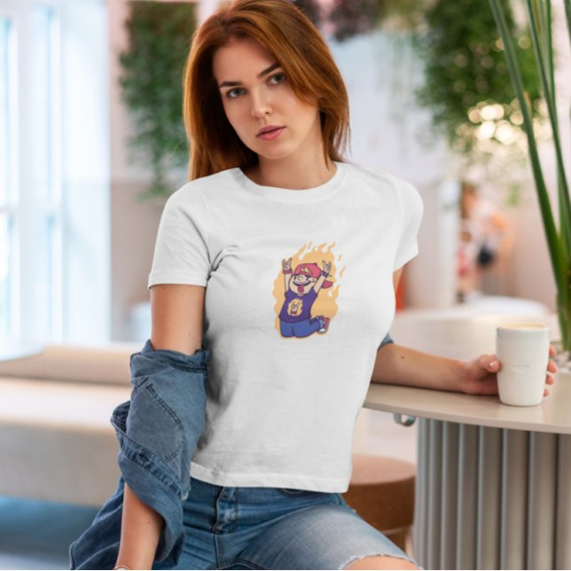 Kid Rock N Roll On Fire T Shirt (Skapare uppladdad)