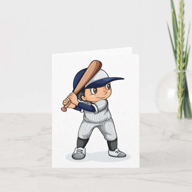 Kid Spela Baseball Kort (Framsida)