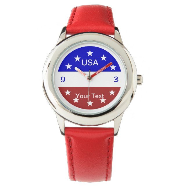 Kid Storlek analog Wrist Watch Armbandsur (Framsida)