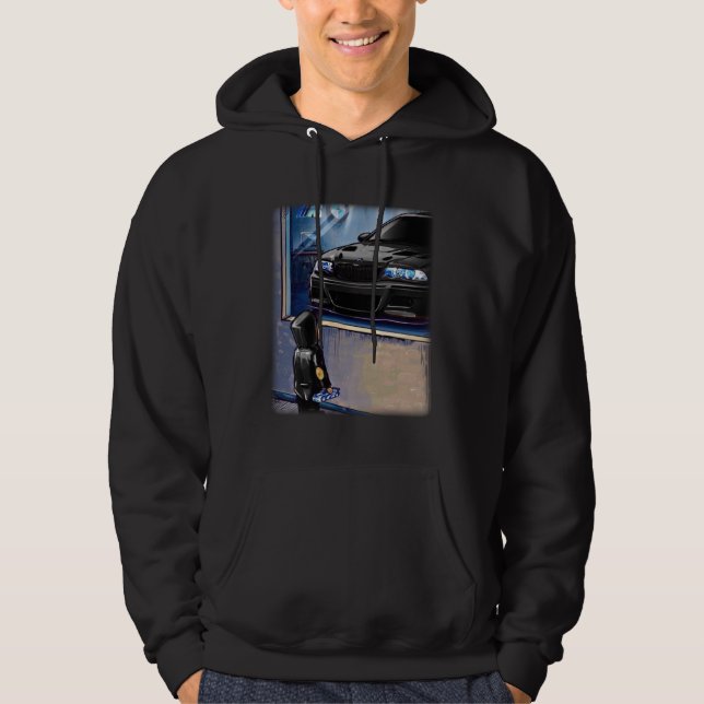 Kid Tittar på Dream Car Artwork Hoodie (Framsida)