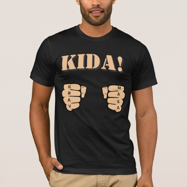 KIDA! t-shirt met vuisten (Framsida)