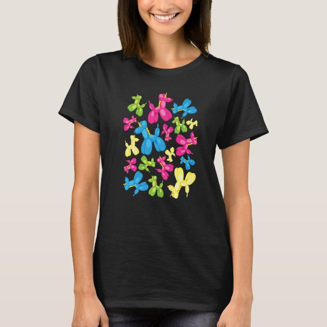 Kidcore Aesthetic Balloon Unicorn Alt Clothing T Shirt (Framsida)
