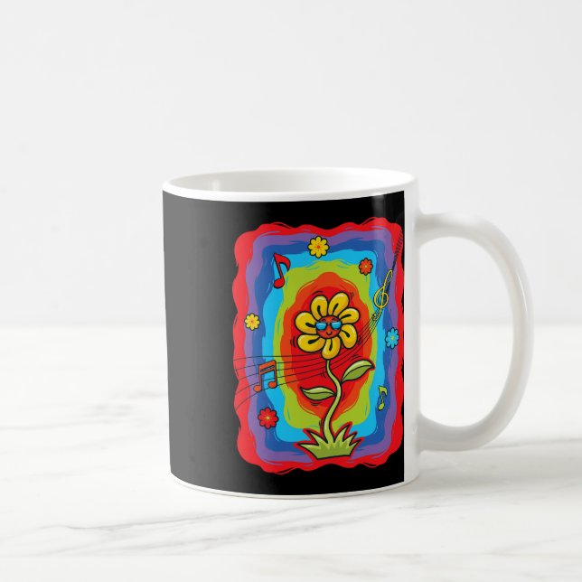 Kidcore Aesthetic Dancing Sunsun Älskare Retro 80 Kaffemugg (Höger)