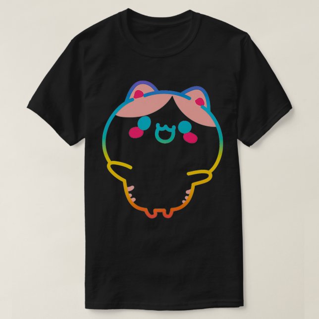 Kidcore Aesthetic Kawaii Rainbow Cat Alt Indie 80  T Shirt (Design framsida)