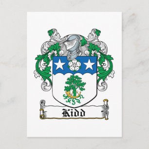 Kidd Family Crest Vykort