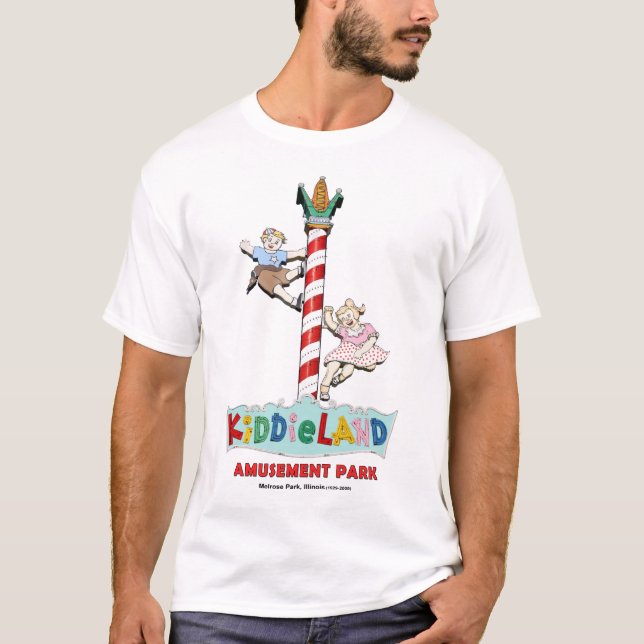 Kiddieland Amusement Park, Melrose Park, IL -  T Shirt (Framsida)