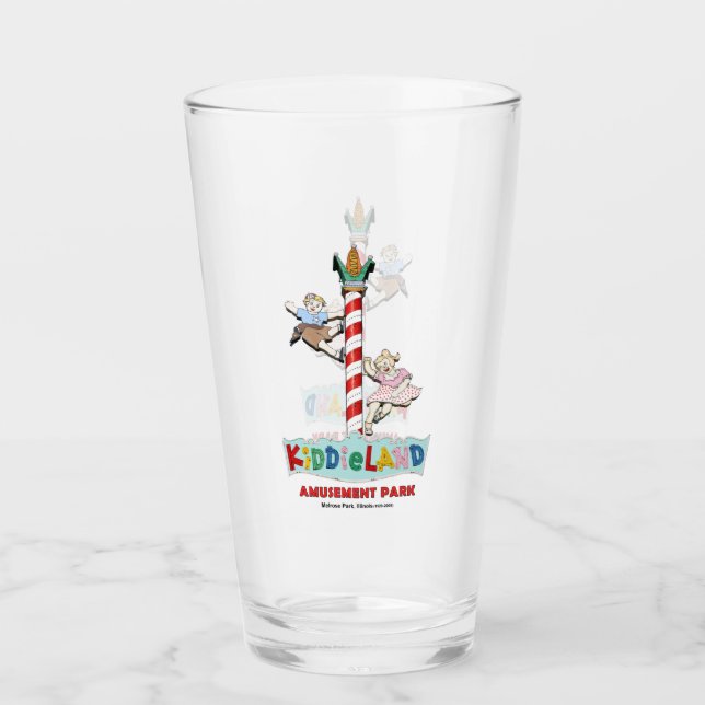 Kiddieland Melrose Park, IL, Pole Sign Glaskopp (Framsida)