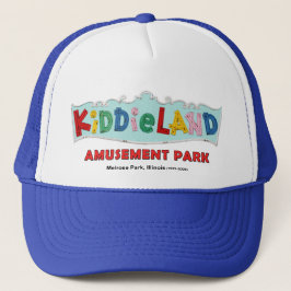 Kiddieland Melrose Park, IL, Text Sign Truckerkeps