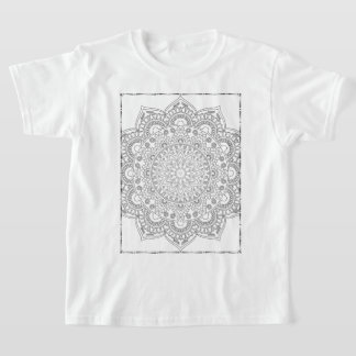 Kiddies Shirt Pattern (Mandala) T Shirt