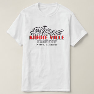 Kiddieville Amusement Park, Niles, Illinois Tee Shirt