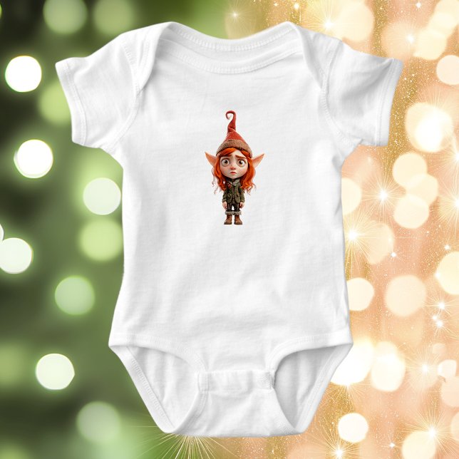 Kidding Me Tonåring jul Elf Baby Bodykostym T Shirt (Skapare uppladdad)