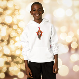 Kidding Me Tonåring jul Elf Boy's Hoodie T Shirt