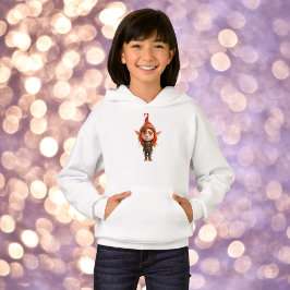 Kidding Me Tonåring Jul Elf Girl's Hoodie T Shirt