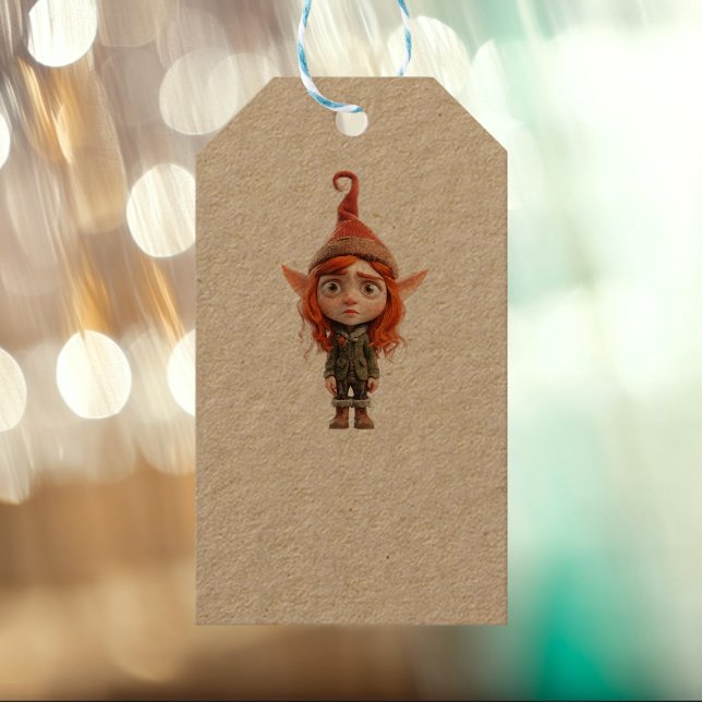 Kidding Me Tonåring Jul Elf Kraft Gift Märkres Presentetikett (Skapare uppladdad)