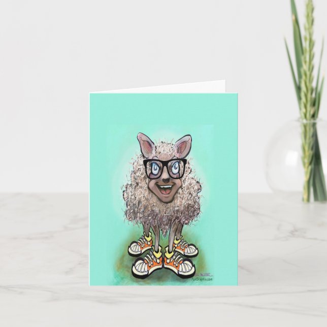 Kiddo Sheep Helgkort (Framsida)