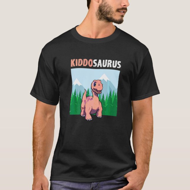 Kiddosaurus Dinosaur  Cute Kiddo Apatosaurus  1 T Shirt (Framsida)