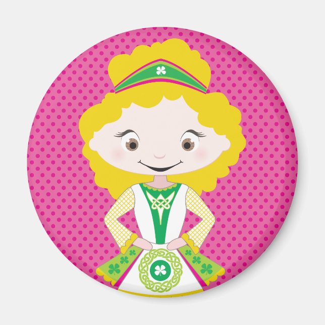 KIDLETS :: Bredblonde dansare blonde Magnet (Framsidan)
