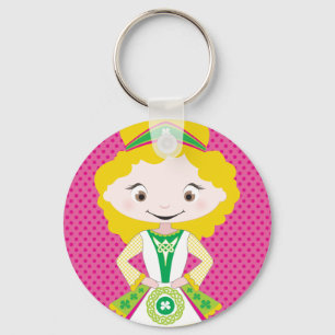 KIDLETS :: Bredblonde dansare blonde Nyckelring