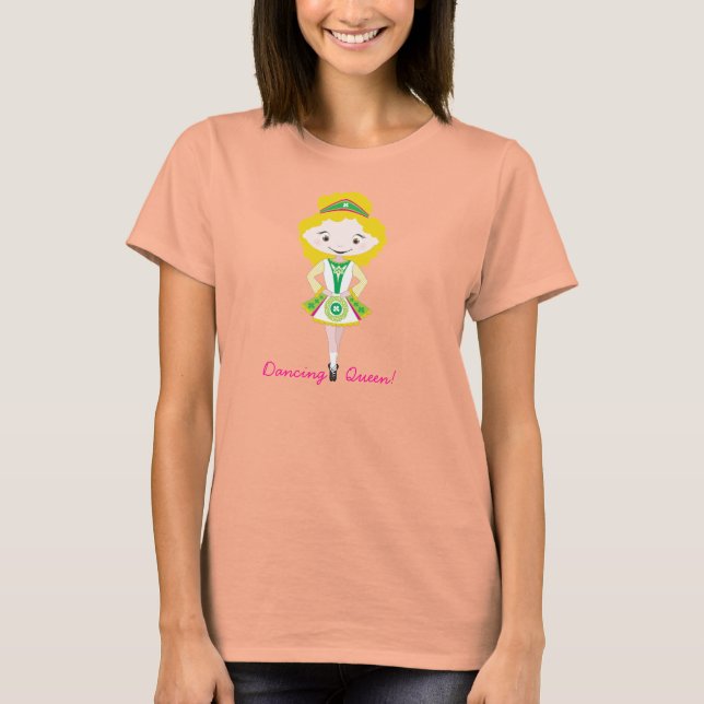 KIDLETS :: Bredblonde dansare blonde T Shirt (Framsida)