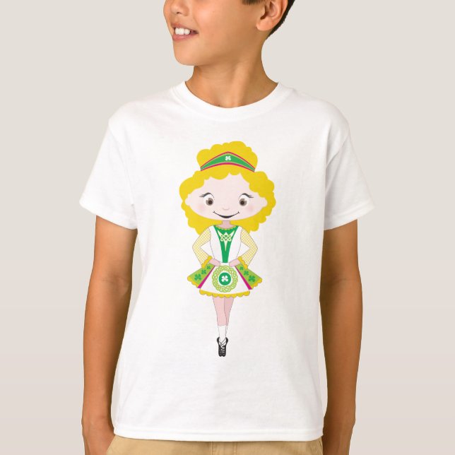 KIDLETS :: Bredblonde dansare blonde Tee (Framsida)