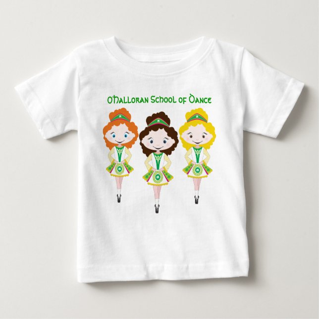 KIDLETS irish dancer dansgrupp trio T-shirt (Framsida)