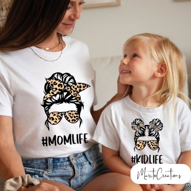 kidlife leopard t-shirt to wear on mother's day (Skapare uppladdad)