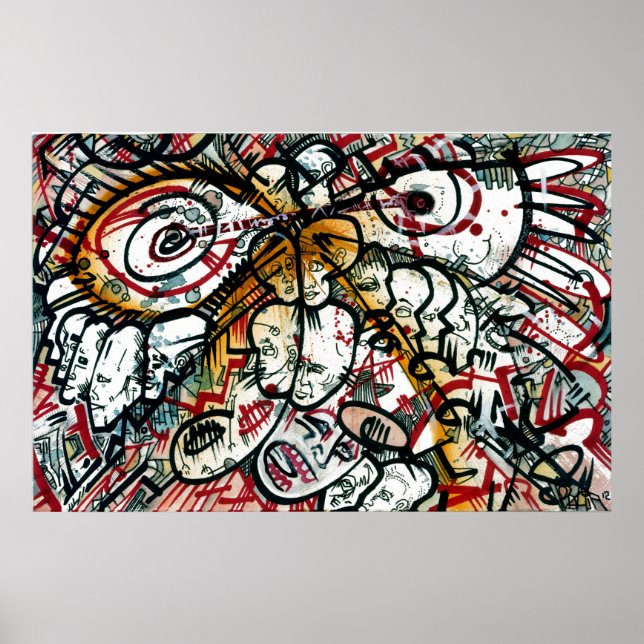 "Kidnappad av Utomjordingar" Poster (Framsidan)