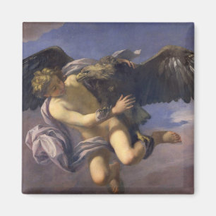Kidnappningen av Ganymede, 1700 (olja på kanfas) Magnet