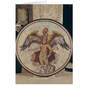 Kidnappningen av Ganymede, 2nd-3rd århundrade Hälsningskort