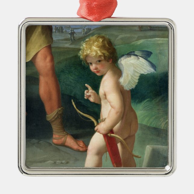 Kidnappningen av Helen, 1631 Julgransprydnad Metall (Framsidan)
