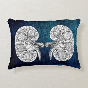 KIDNEY 2 TECKNING PILLOW PRYDNADSKUDDE