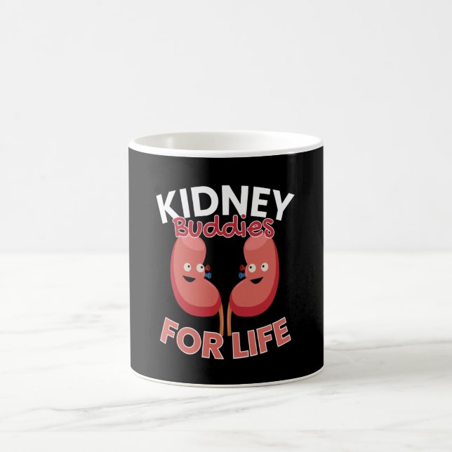 Kidney Buddies For Life Kidney Donations Kaffemugg (Center)