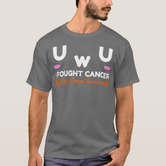Kidney Cancer Awareness Jag fick Cancer UwU Gift T Shirt