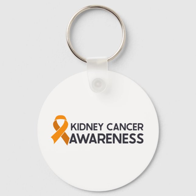 Kidney Cancer Awareness Keychain Nyckelring (Framsida)