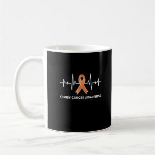 Kidney Cancer Awareness Survivor Support Warrior Kaffemugg
