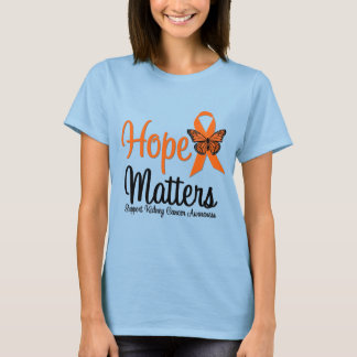 Kidney Cancer HOPE FRÅGOR T Shirt
