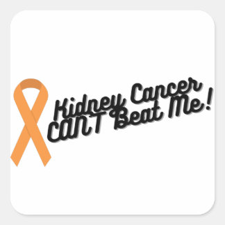 Kidney Cancer kan inte väcka mig Fyrkantigt Klistermärke
