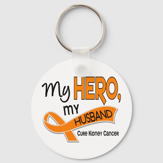 Kidney Cancer MY HERO MY MAKE 42 Nyckelring (Framsida)