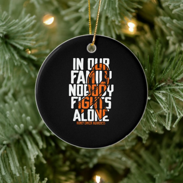 Kidney Cancer Support Family Kidney Cancer Awaren Julgransprydnad Keramik (Träd)