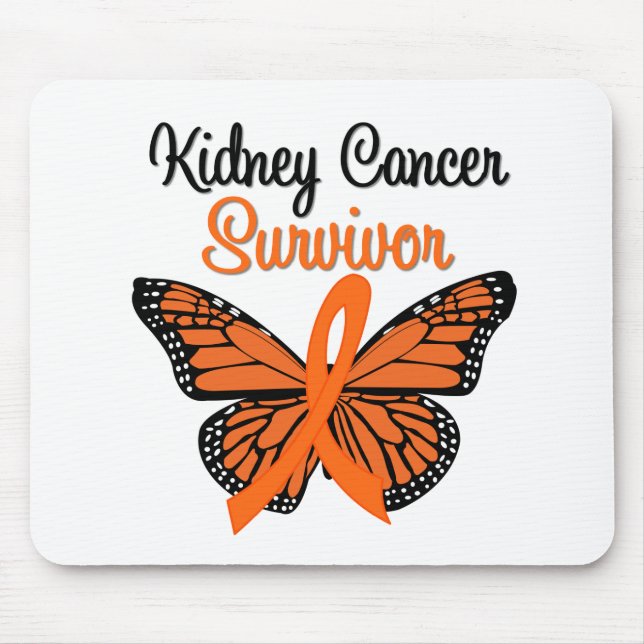 Kidney Cancer SURVIVOR Butterfly Musmatta (Framsidan)