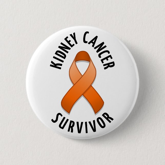 Kidney Cancer Survivor Button Knapp (Framsida)