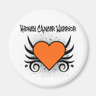 Kidney Cancer Warrior Heart Magnet
