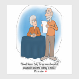 Kidney Card-Anpassningsbar-etikett Klistermärken