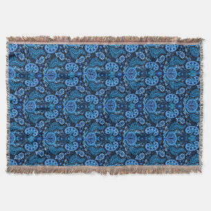 Kidney Damask in Navy Blue Mysfilt