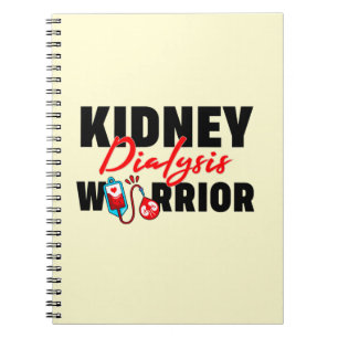 Kidney Dialys Warrior Kidney Recipient Anteckningsbok