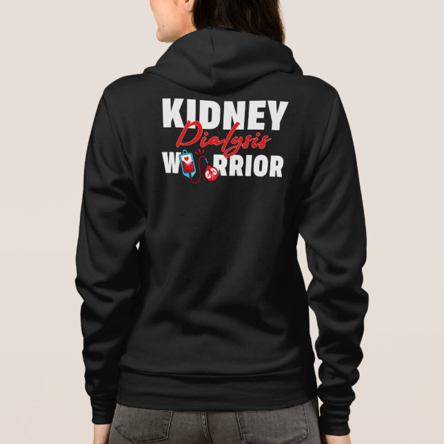 Kidney Dialys Warrior Kidney Recipient Matching T Shirt (Baksida)