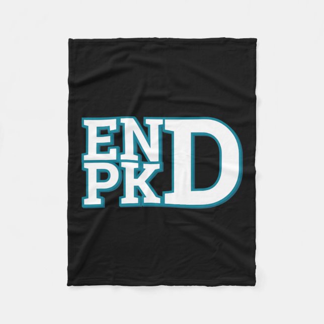 Kidney Disease Awareness End PKd Fight 1 Fleecefilt (Framsidan)