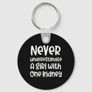 Kidney Disease Awareness Girl Donor Transplant for Nyckelring
