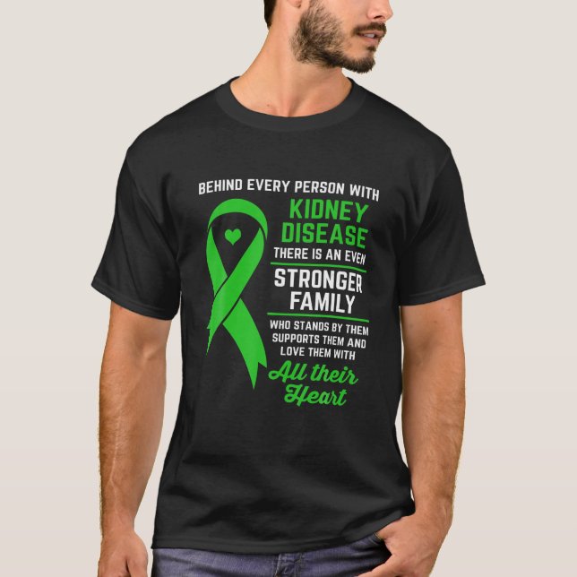 Kidney Disease Awareness Kidney Disease Support T Shirt (Framsida)